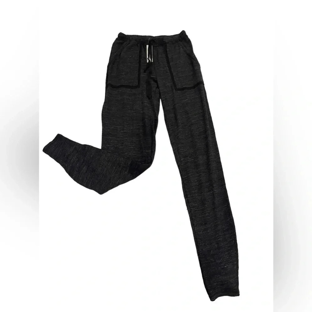 🖤 LAmade Drawstring Sweatpants 🖤 NWT Black Lounge Joggers‎ XS ✨
